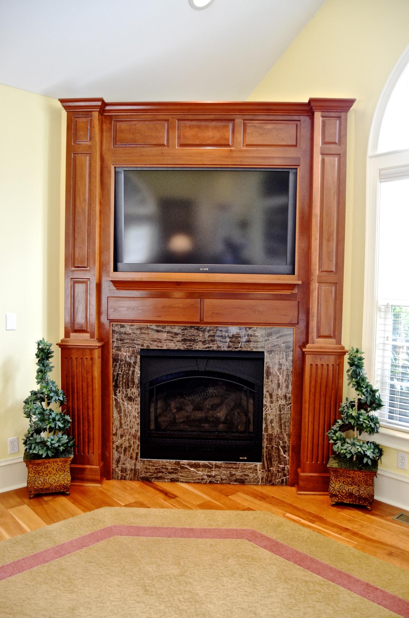 335 South Springview Road Maryville, TN 37801 - Photo 5 of 39 Gas fireplace with tv space in mantle