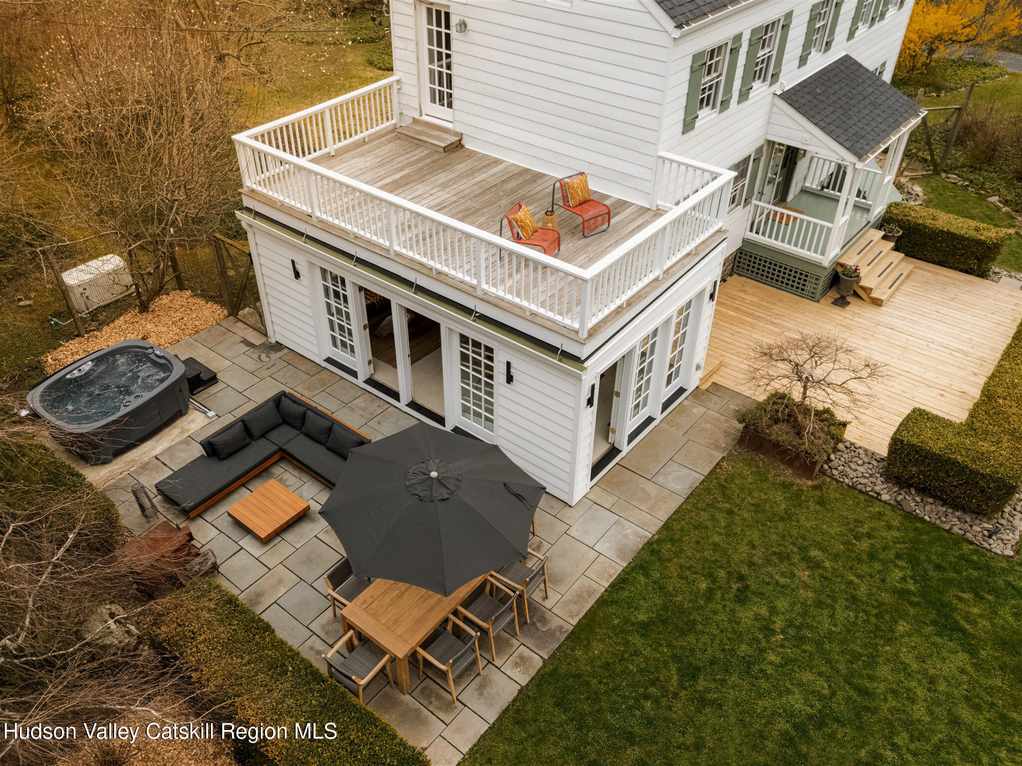 15 Dashville Road New Paltz, NY 12561 - Photo 23 of 38 an aerial view of houses with backyard