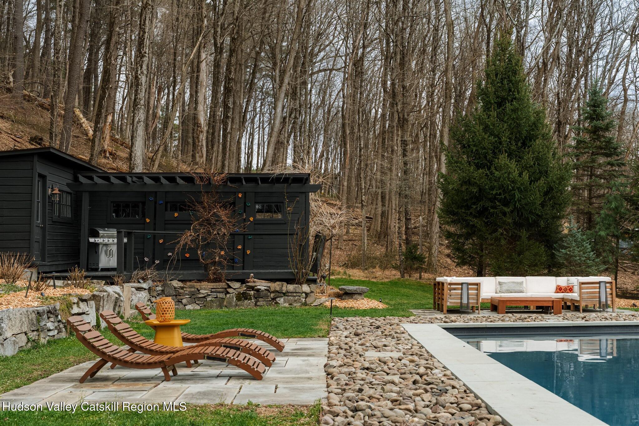 15 Dashville Road New Paltz, NY 12561 - Photo 36 of 38 a view of a chairs and tables in the patio