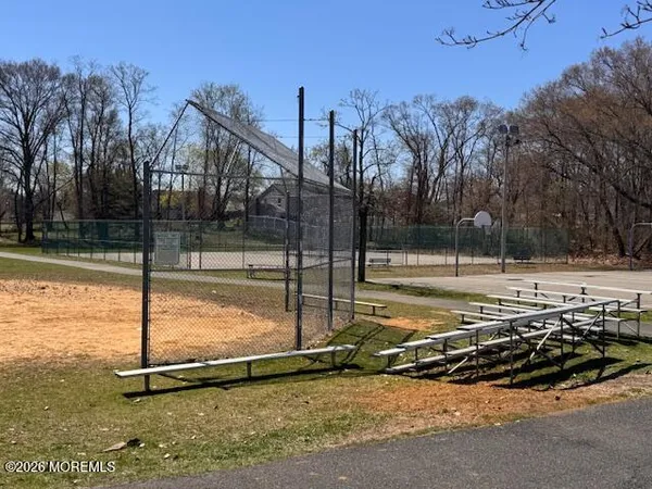a view of a basketball court