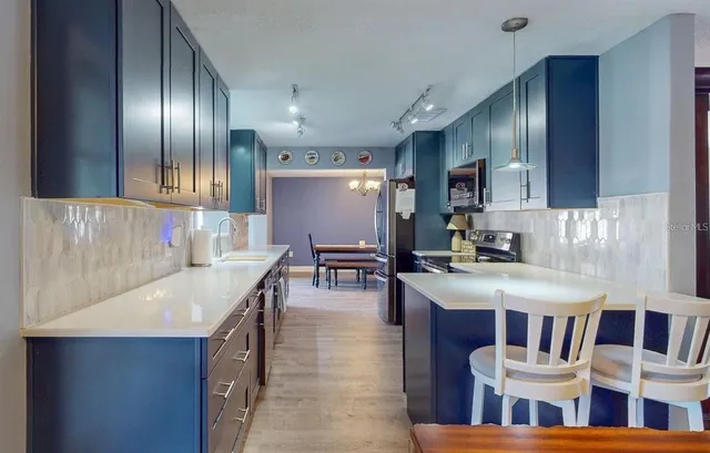 a close view of sink