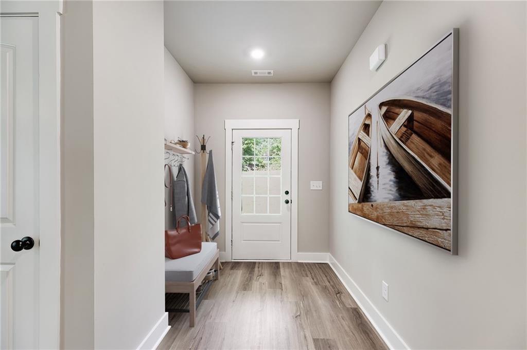 57 Oak Grove Road Taylorsville, GA 30178 - Photo 5 of 42 a view of a hallway with front door