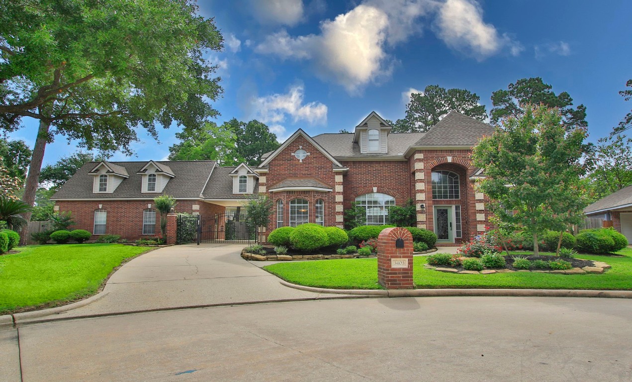 3403 Marywood Drive Spring, TX 77388 - Photo 1 of 50 front view of a house with a yard