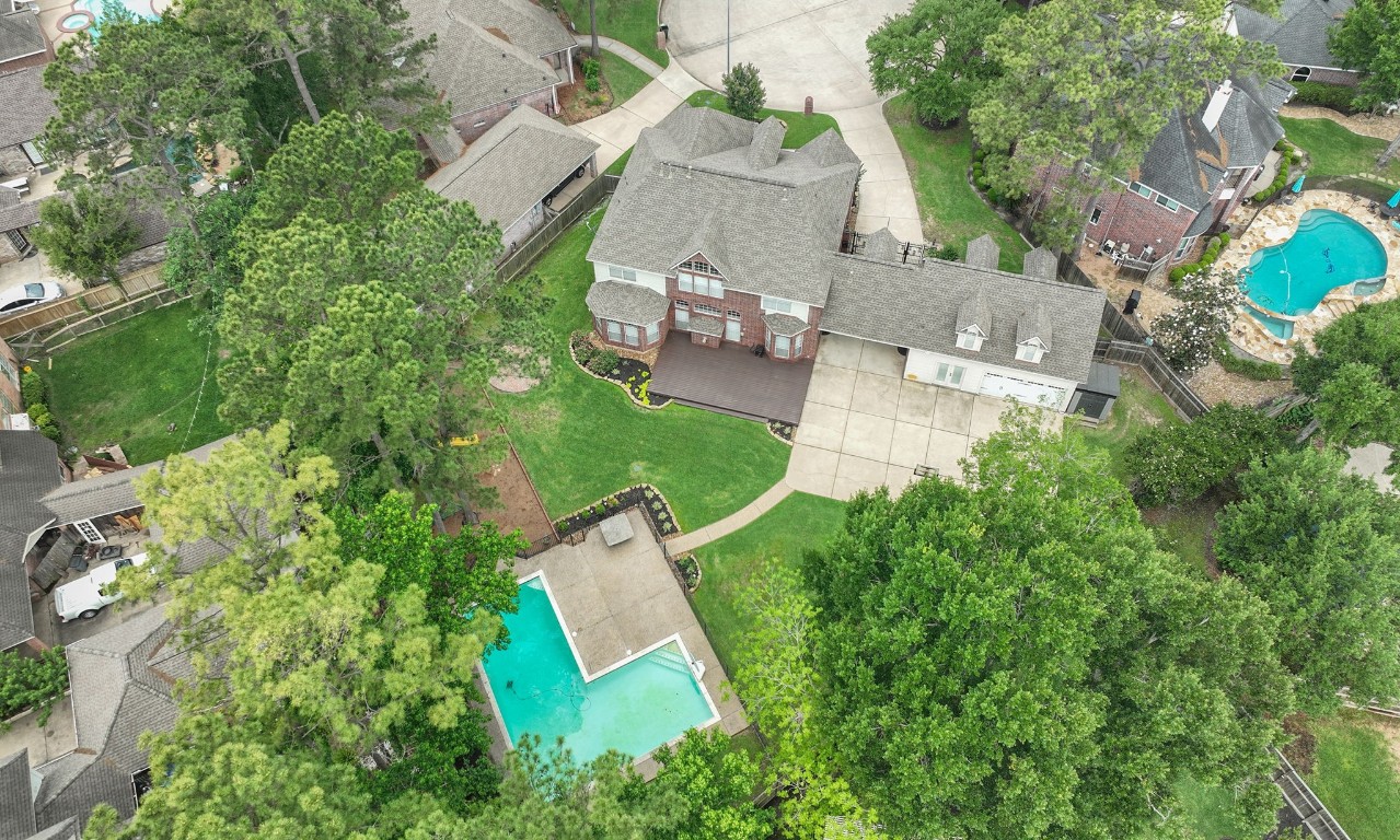 3403 Marywood Drive Spring, TX 77388 - Photo 4 of 50 an aerial view of a house with outdoor space and street view
