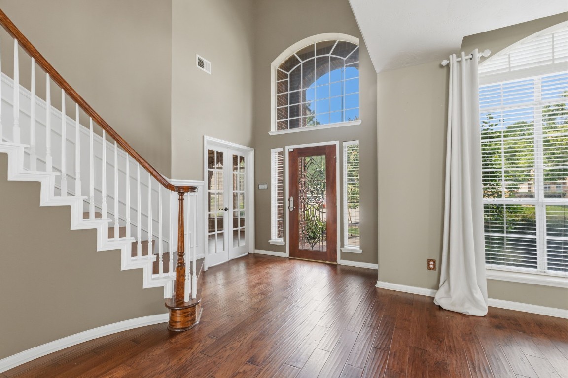 3403 Marywood Drive Spring, TX 77388 - Photo 6 of 50 a view of an entryway with wooden floor