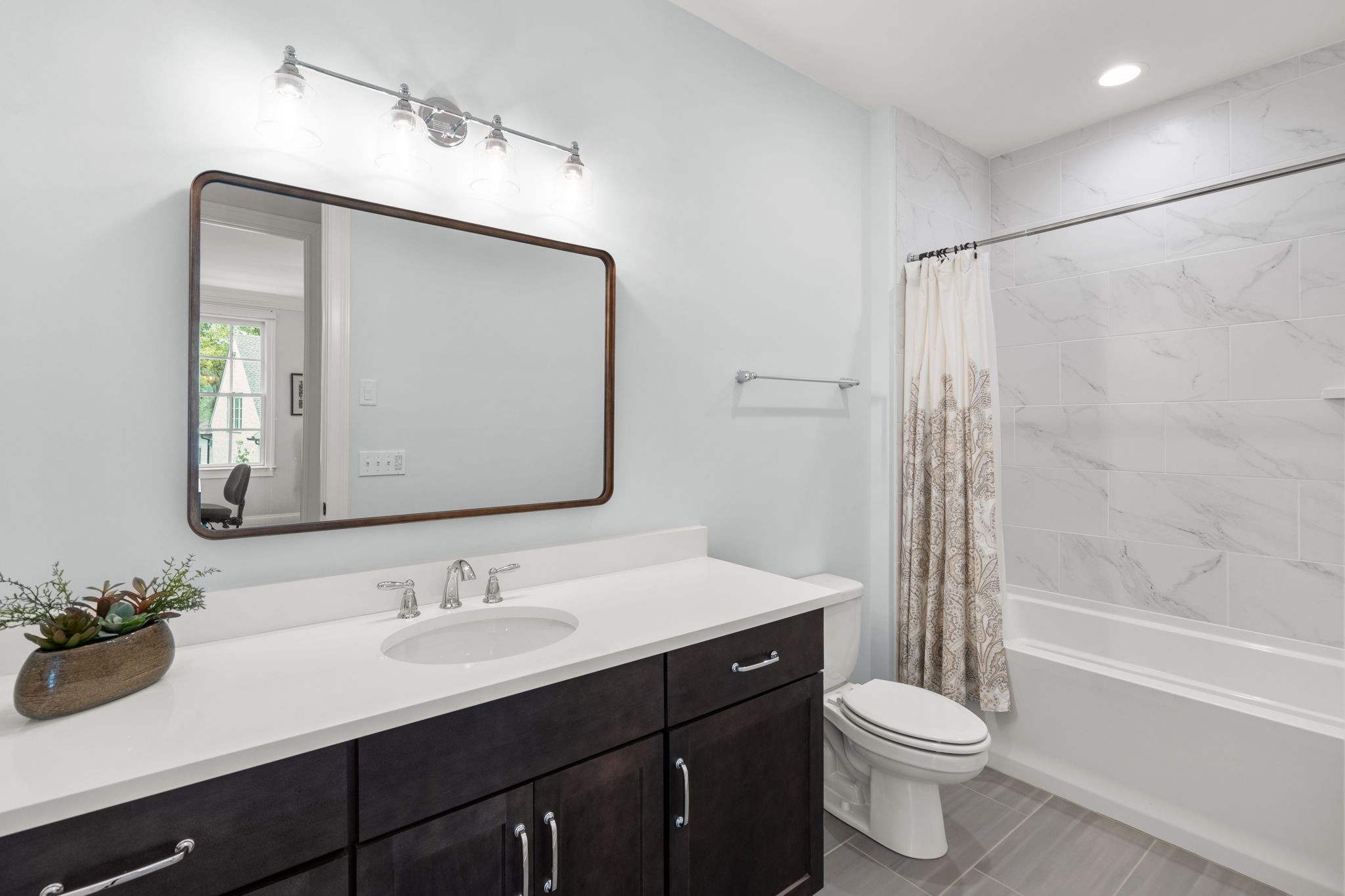 3085 Conar Street Franklin, TN 37064 - Photo 44 of 55 a bathroom with a sink toilet a mirror and shower