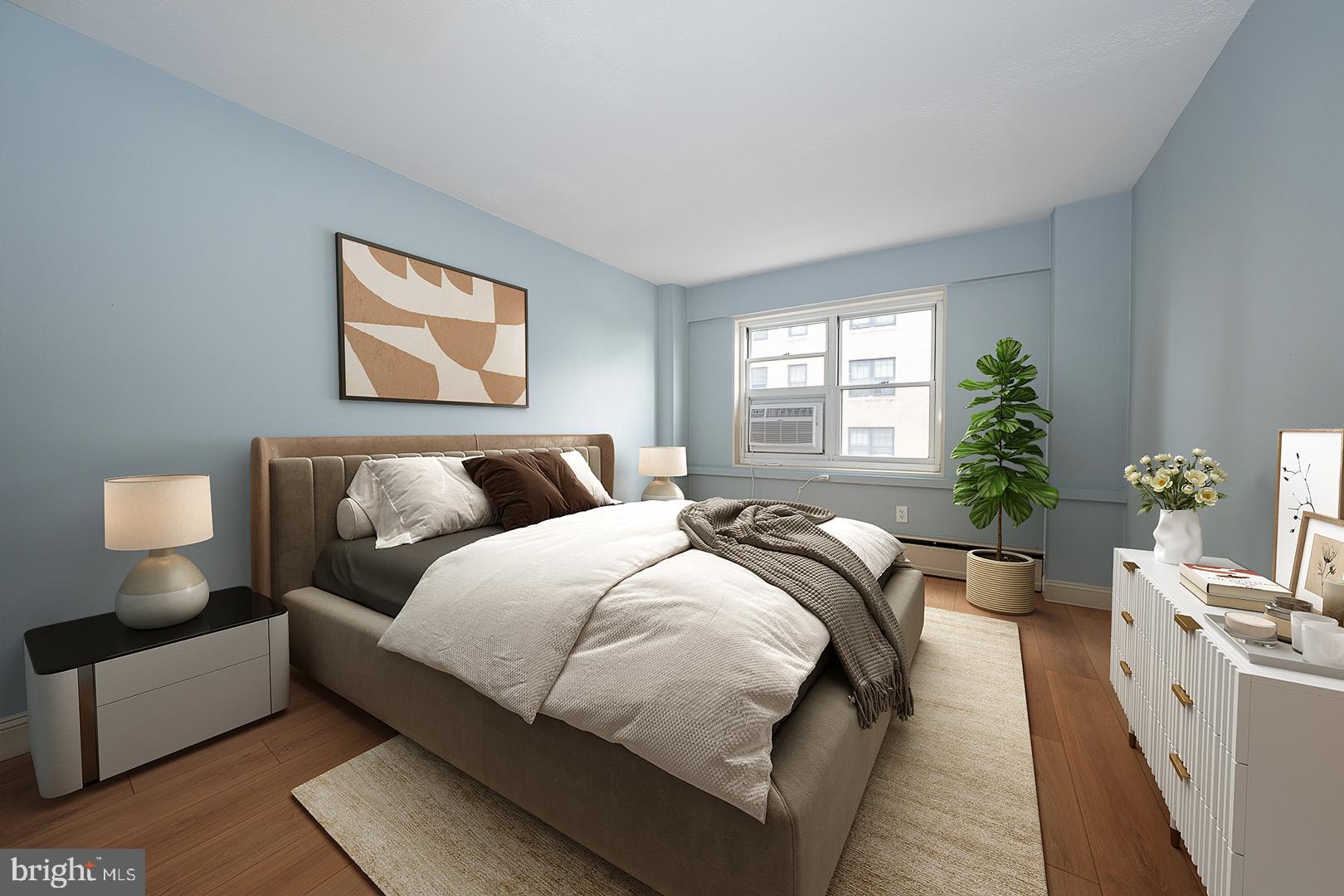 118 South 21st Street, Unit 1007 Philadelphia, PA 19103 - Photo 7 of 20 Virtually Staged Bedroom