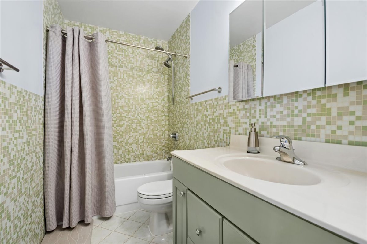 5320 North Sheridan Road, Unit 708 Chicago, IL 60640 - Photo 14 of 19 a bathroom with a sink toilet and shower