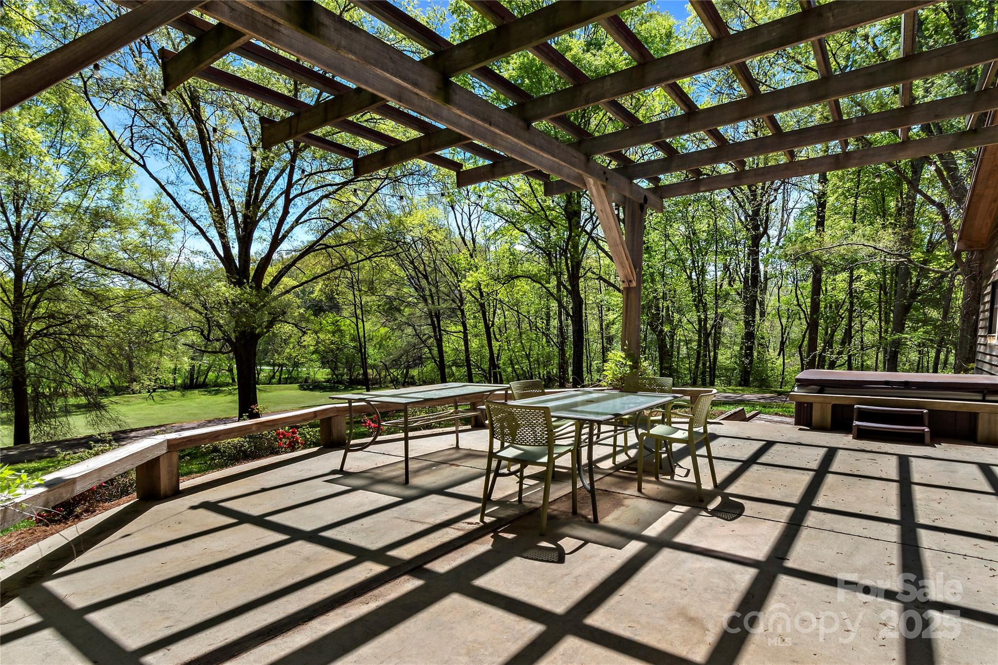 2950 Beroth Road Pfafftown, NC 27040 - Photo 30 of 39 a view of a patio with wooden floor