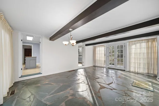 a view of an empty room