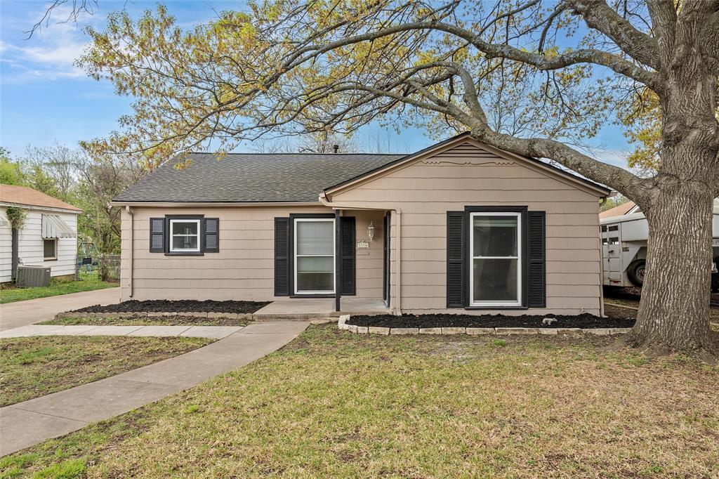 3316 Parrott Avenue Waco, TX 76707 - Photo 1 of 1 Single story home featuring a front yard, cooling unit, and a shingled roof