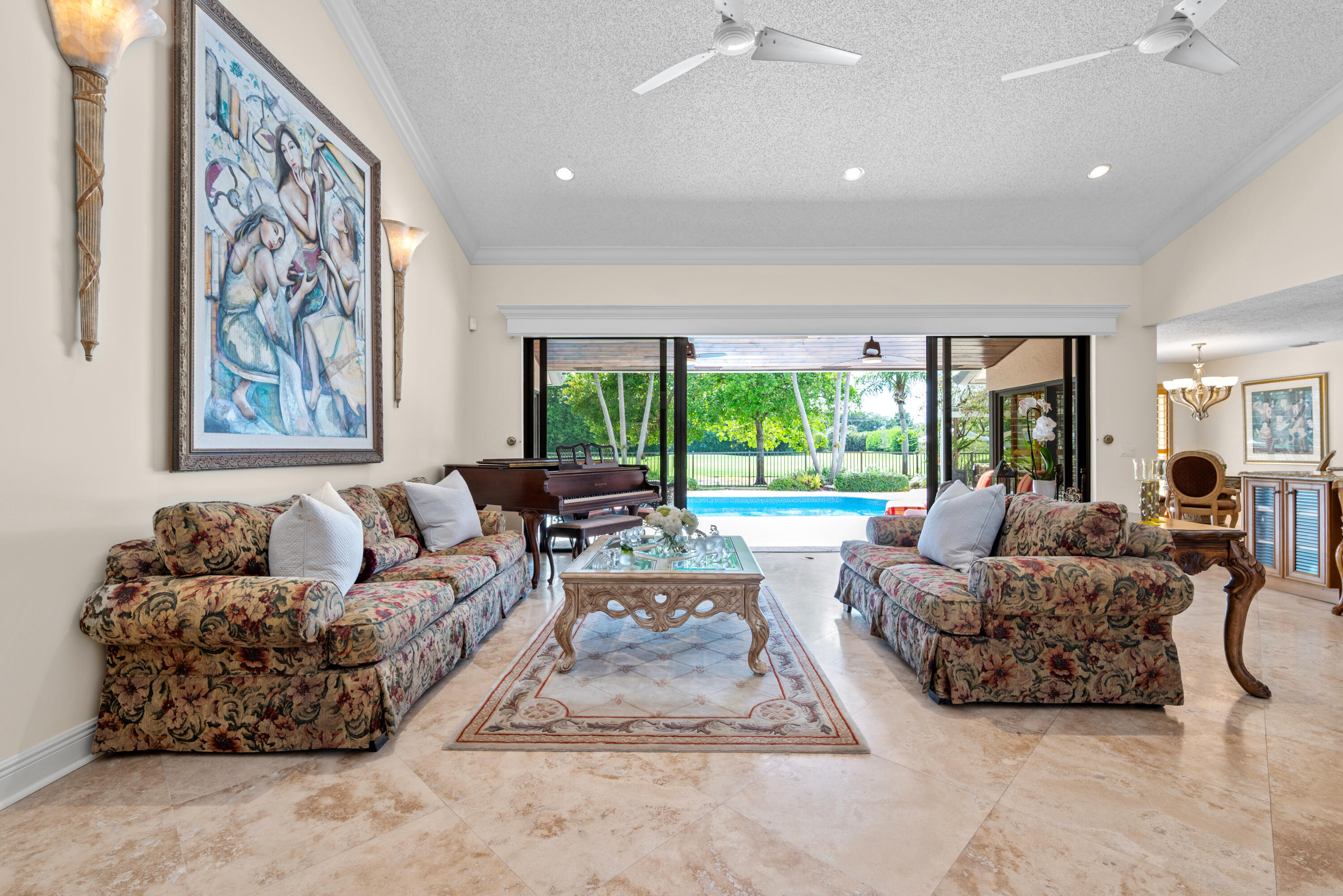 10984 Boca Woods Lane Boca Raton, FL 33428 - Photo 11 of 80 a living room with furniture and a large window