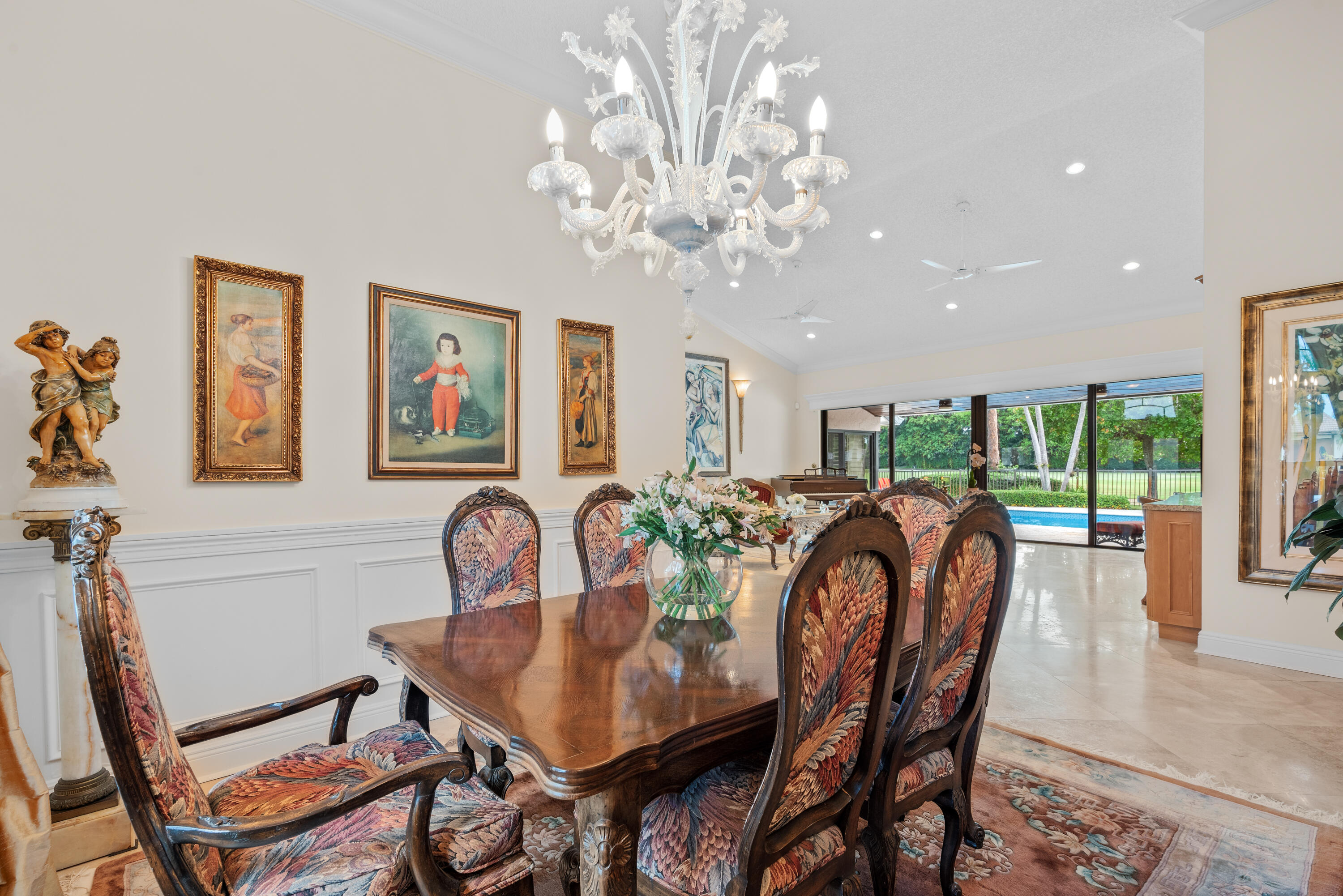 10984 Boca Woods Lane Boca Raton, FL 33428 - Photo 22 of 80 a view of a dining room with furniture window and outside view