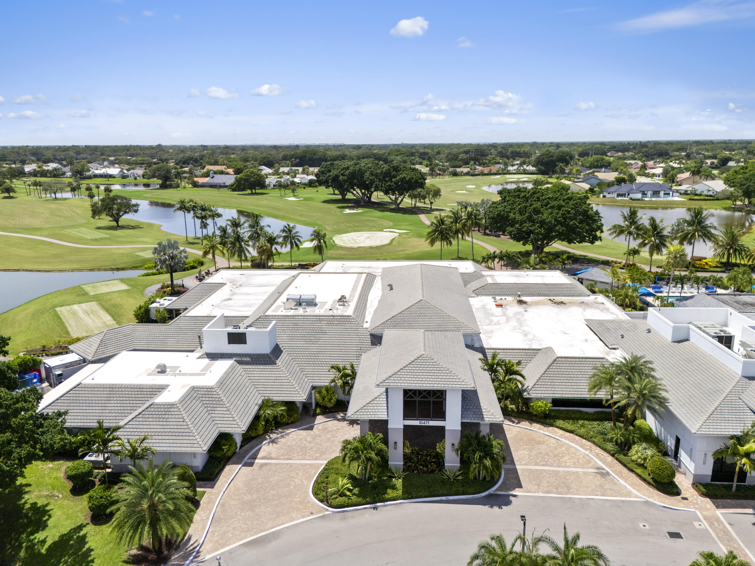 10984 Boca Woods Lane Boca Raton, FL 33428 - Photo 64 of 80 an aerial view of a house with a garden