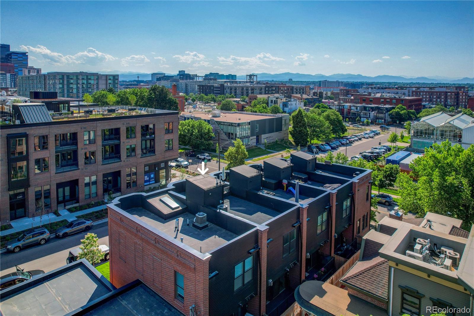 1065-25 25th Street, Unit A Denver, CO 80205 - Photo 40 of 45 a view of a city from a balcony