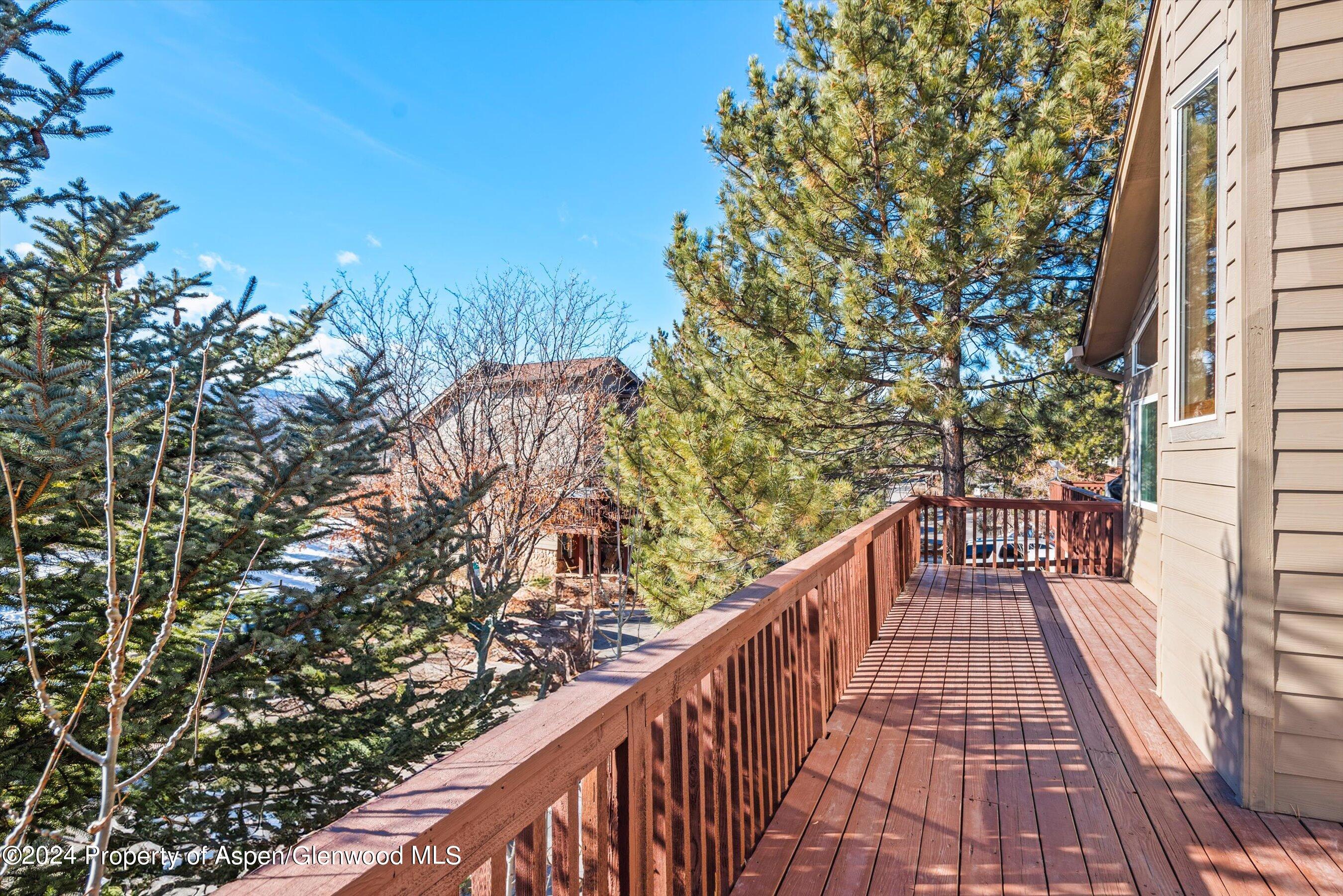 16 Pine Ridge Road Basalt, CO 81621 - Photo 17 of 63 a balcony with view of trees