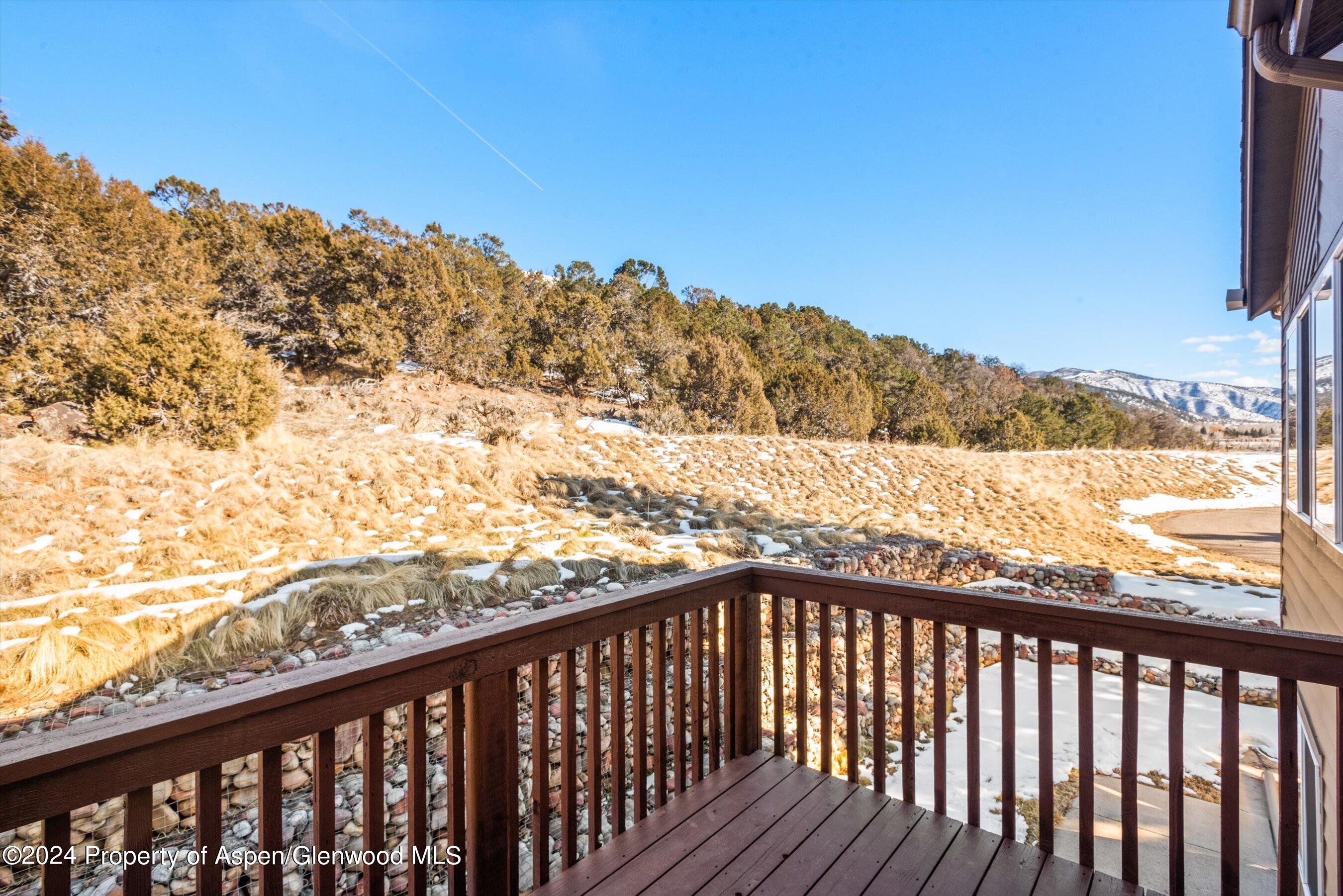 16 Pine Ridge Road Basalt, CO 81621 - Photo 44 of 63 a balcony with an outdoor space