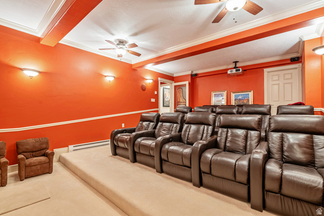 4093 North Imperial Way Provo, UT 84604 - Photo 48 of 96 Dedicated media room with tiered seating