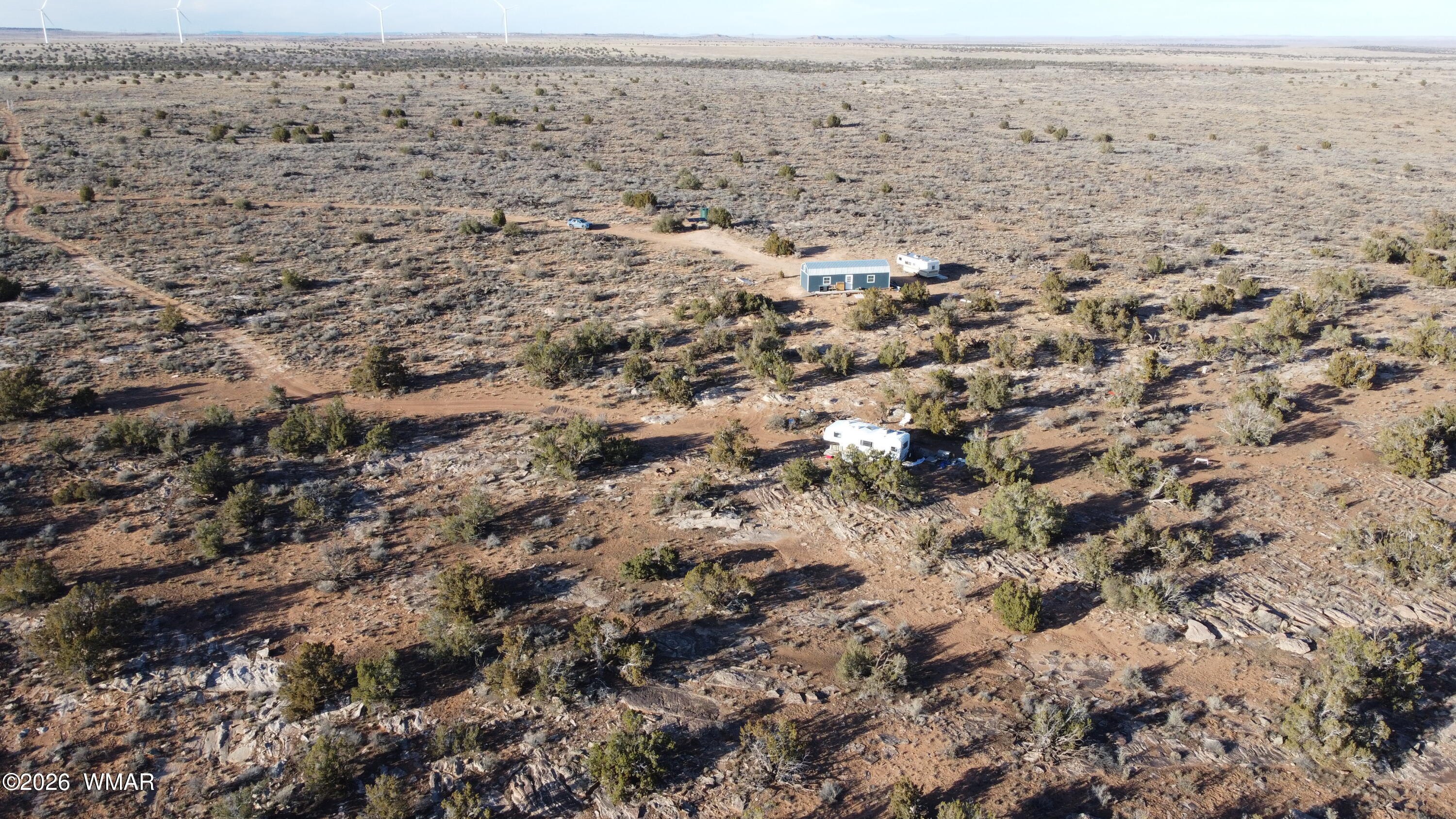 Lot 29 Snowflake Ranch Snowflake, AZ 85937 - Photo 23 of 28 an aerial view of house with yard and mountain in the background