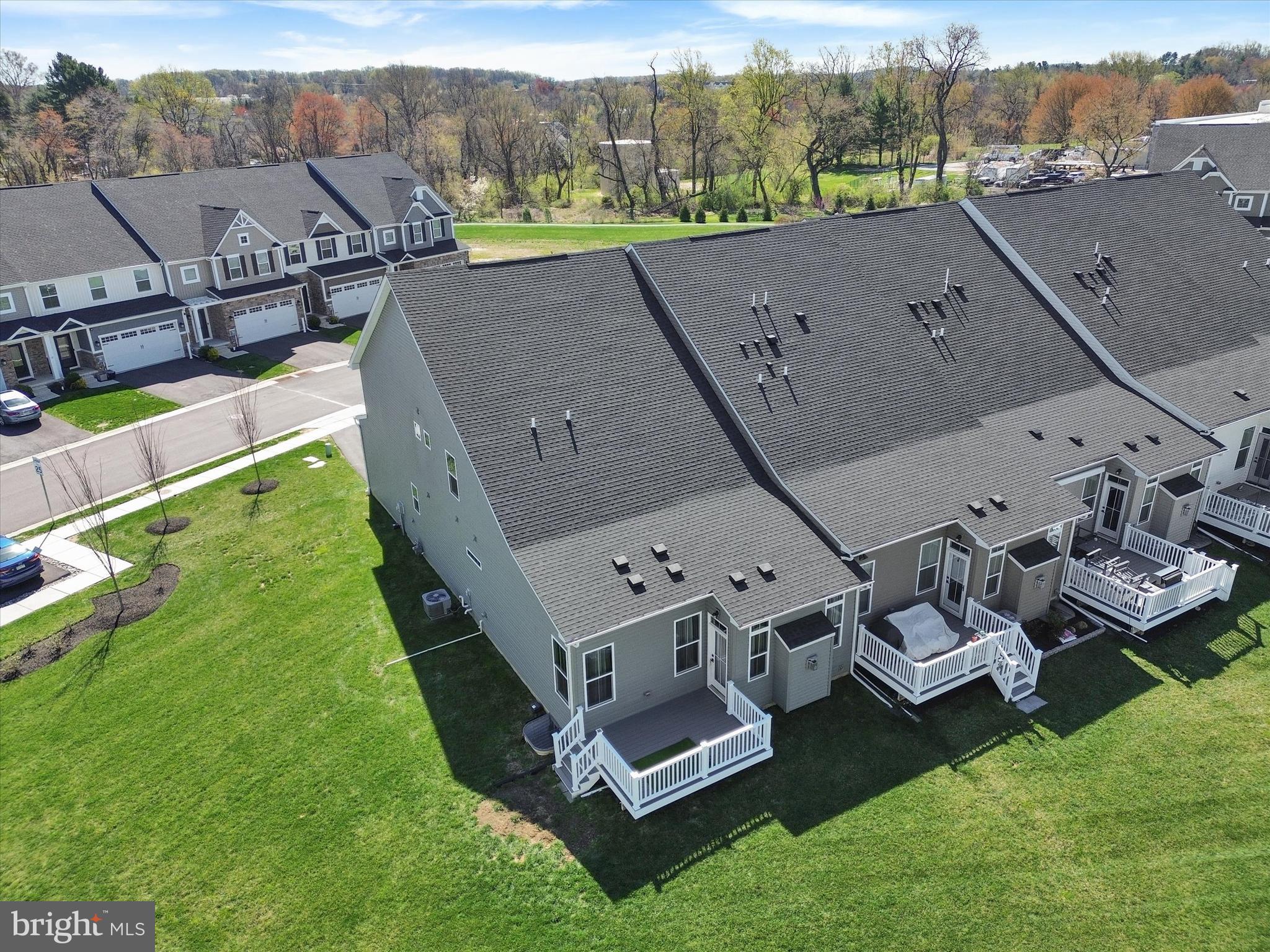 739 Cascade Way Kennett Square, PA 19348 - Photo 33 of 76 an aerial view of a house with a garden
