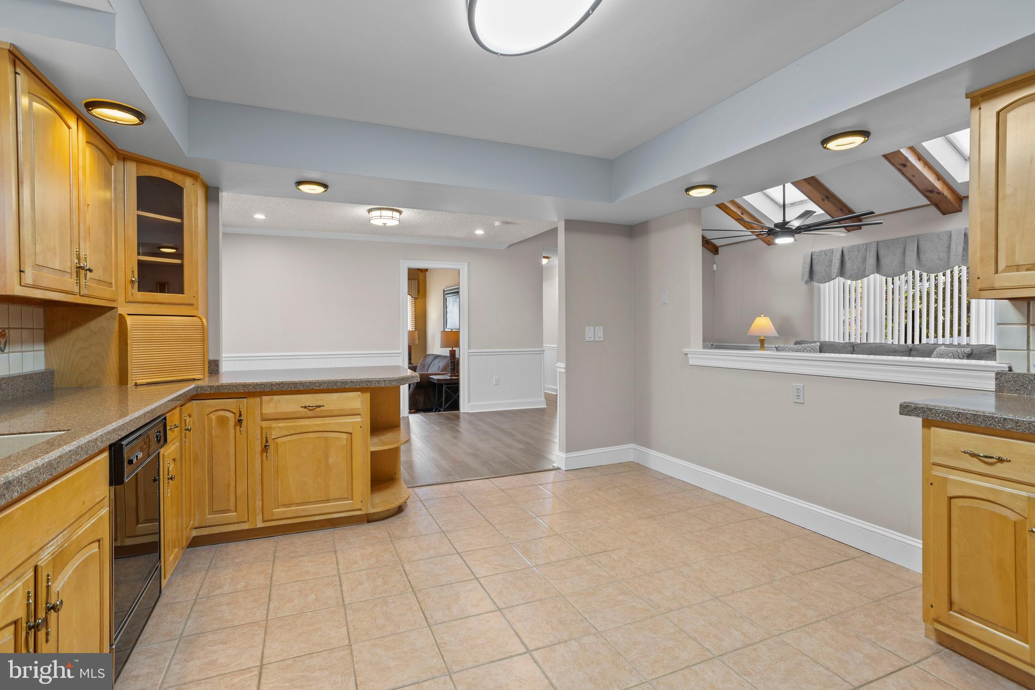 311 Ogden Place Springfield, PA 19064 - Photo 12 of 35 a view of a kitchen with a sink and cabinets