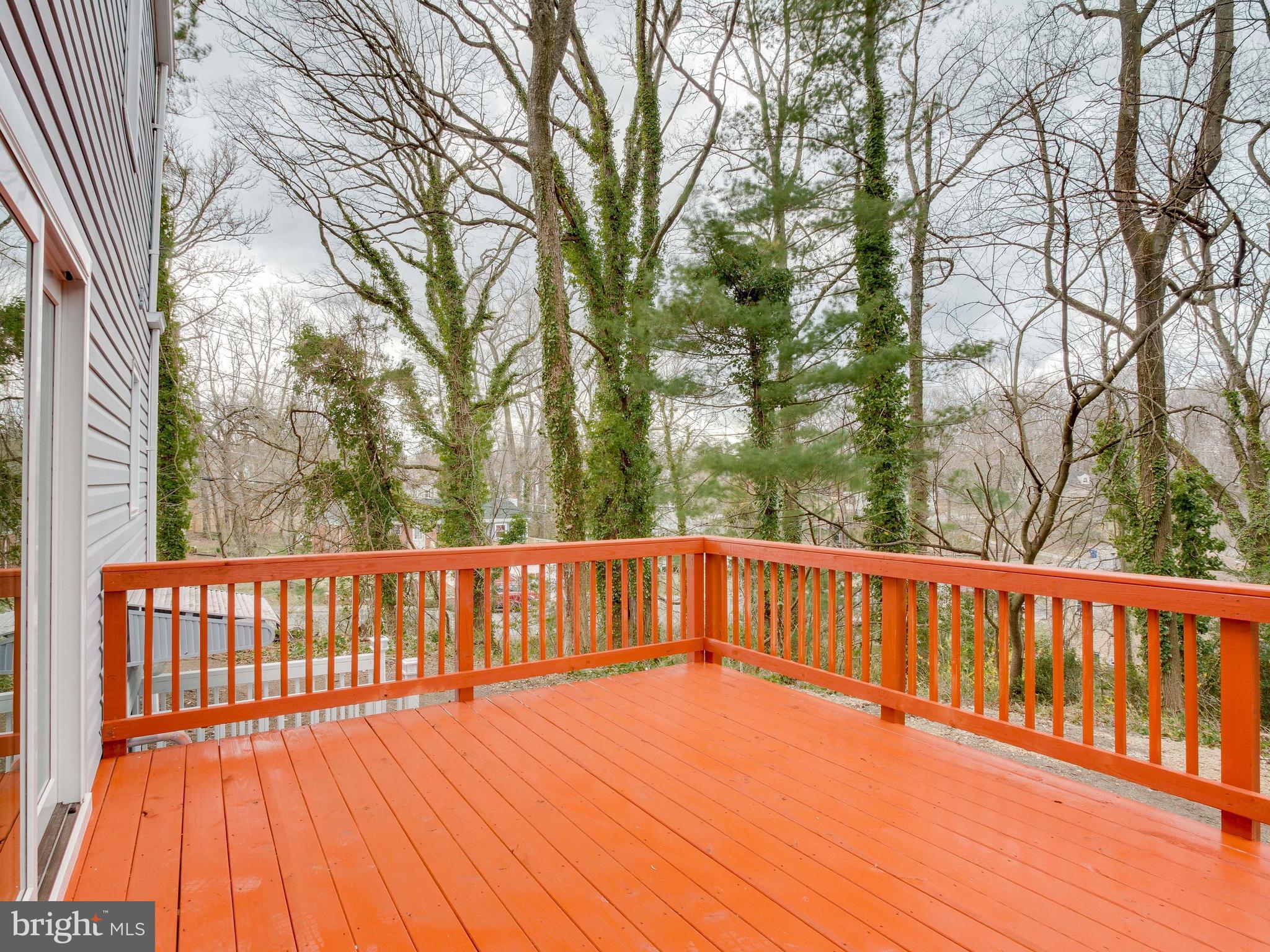 4207 Maple Road Morningside, MD 20746 - Photo 28 of 30 Large Deck overlooking tranquil grounds
