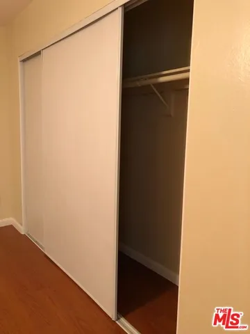 a close view of closet