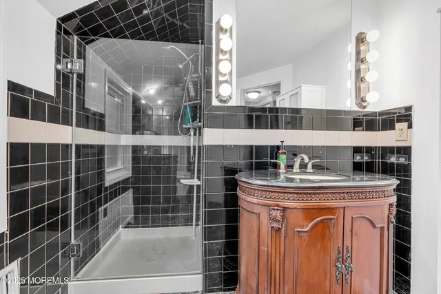 a bathroom with a sink and toilet