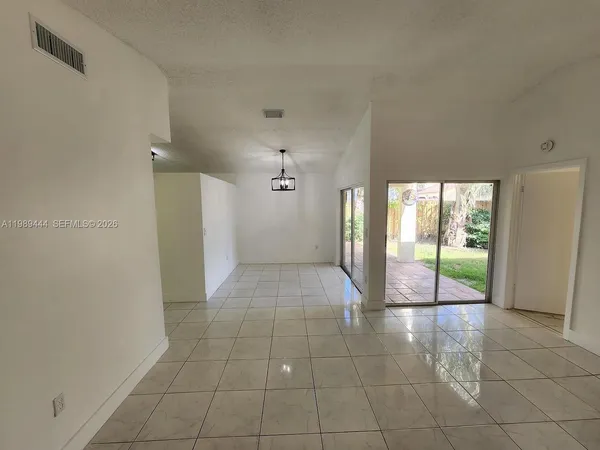 a view of a hallway with interior of the house