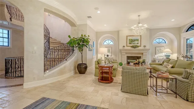 a view of a bathroom from a hallway