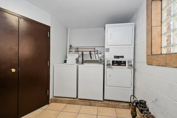 a room with storage and utility