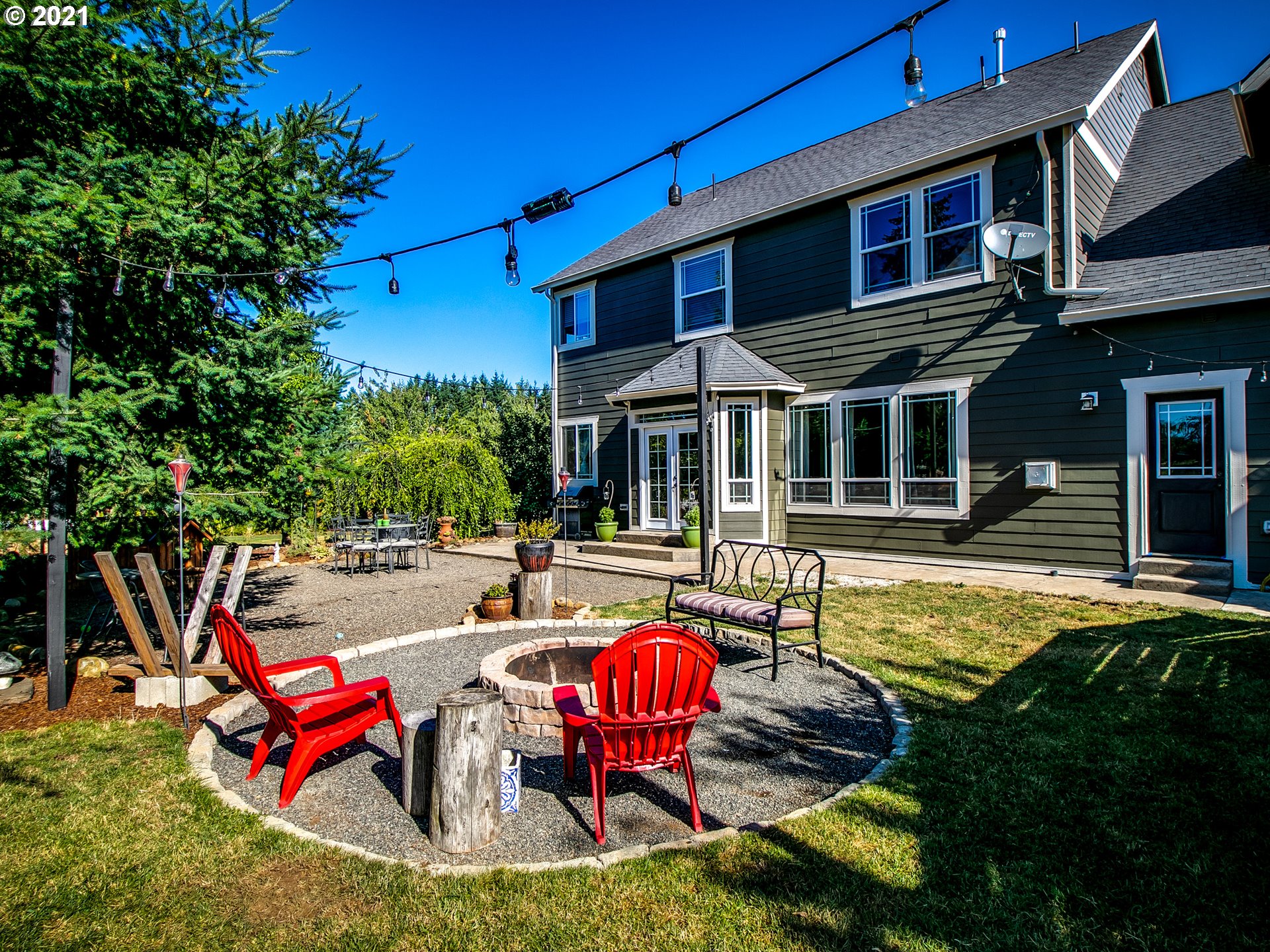 35412 Southeast Shade Tree Lane Estacada, OR 97023 - Photo 24 of 32 a view of house with swimming pool outdoor seating
