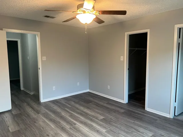 wooden floor in an empty room