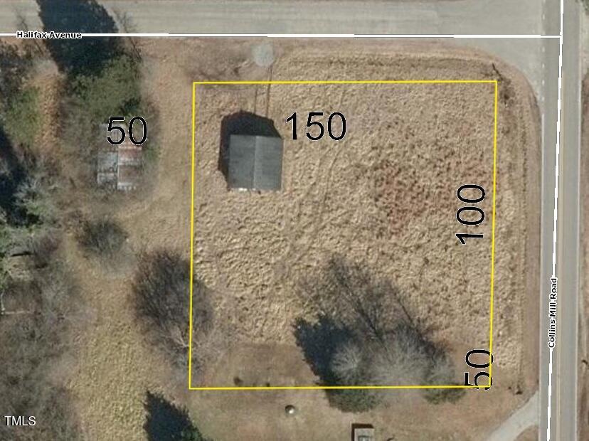 2685 Collins Mill Road Louisburg, NC 27549 - Photo 2 of 3 Overhead iMaps Photo with Lot Dimensions