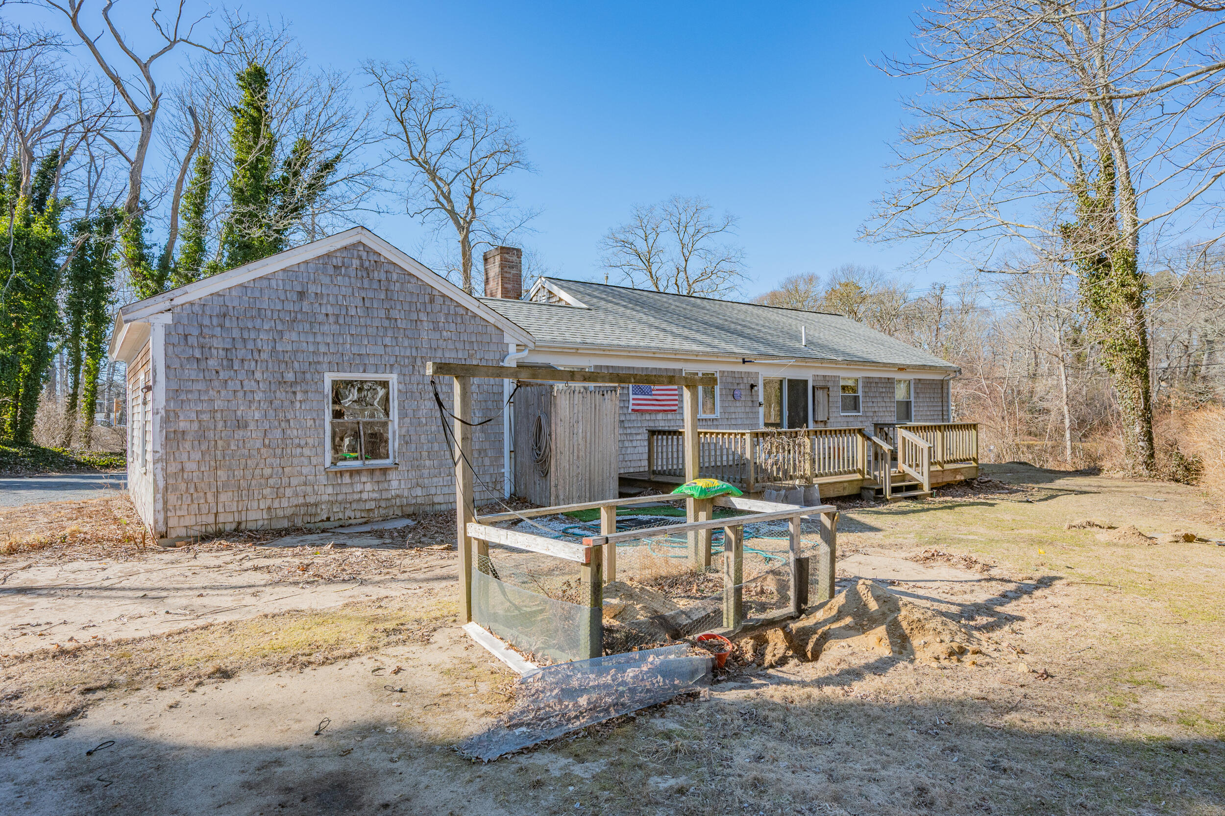 5 Tonset Road Orleans, MA 02653 - Photo 28 of 33 a view of a house with backyard