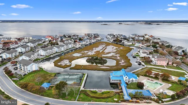 a ocean view with beach
