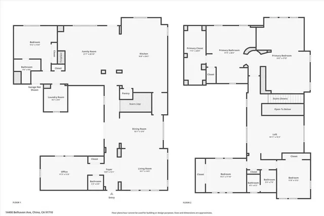 $1,468,000 | 14400 Belhaven Avenue, Chino, CA 91710