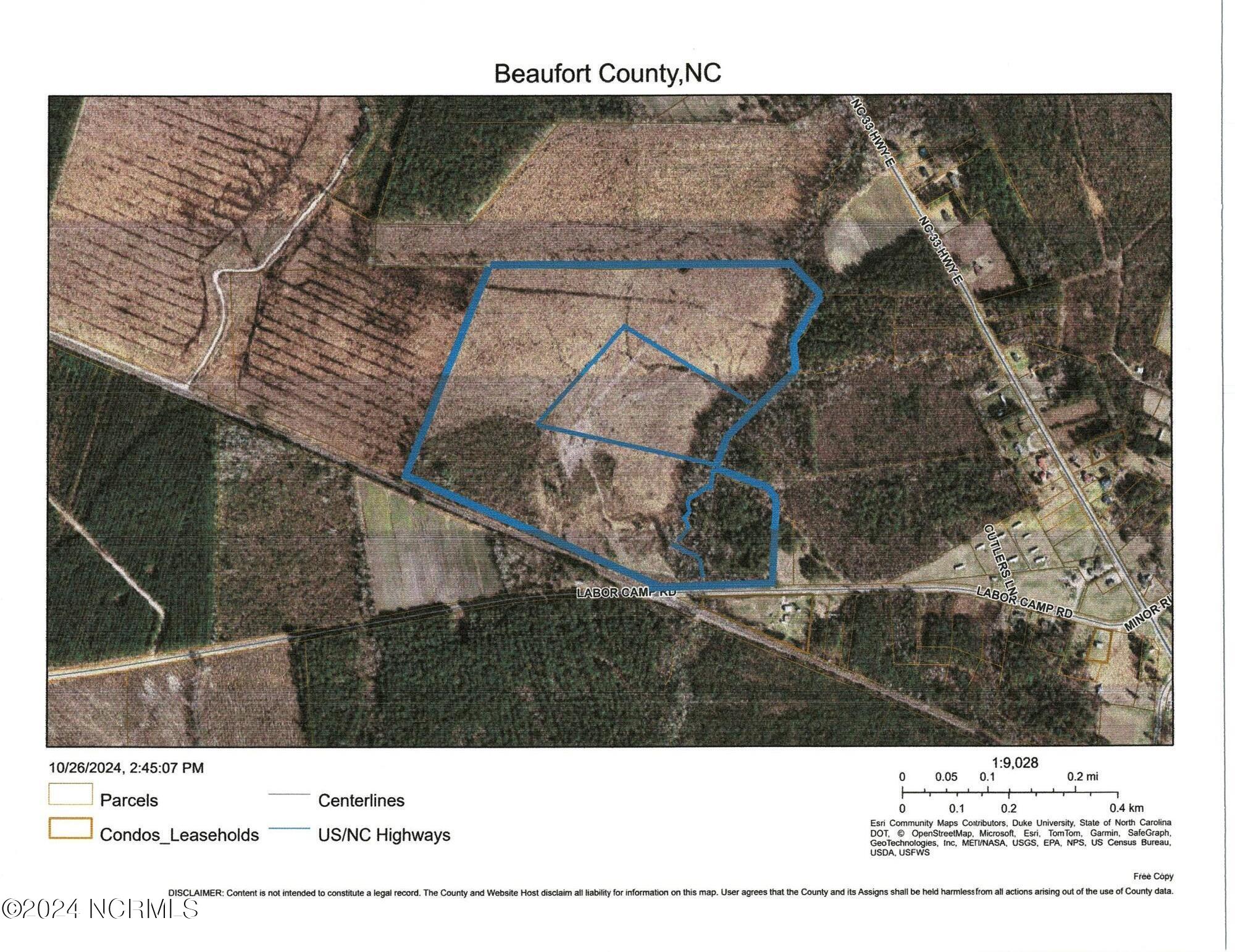 16287 Labor Camp Road Edward, NC 27821 - Photo 9 of 9 Sylvia 86 acres GIS 10-26_001
