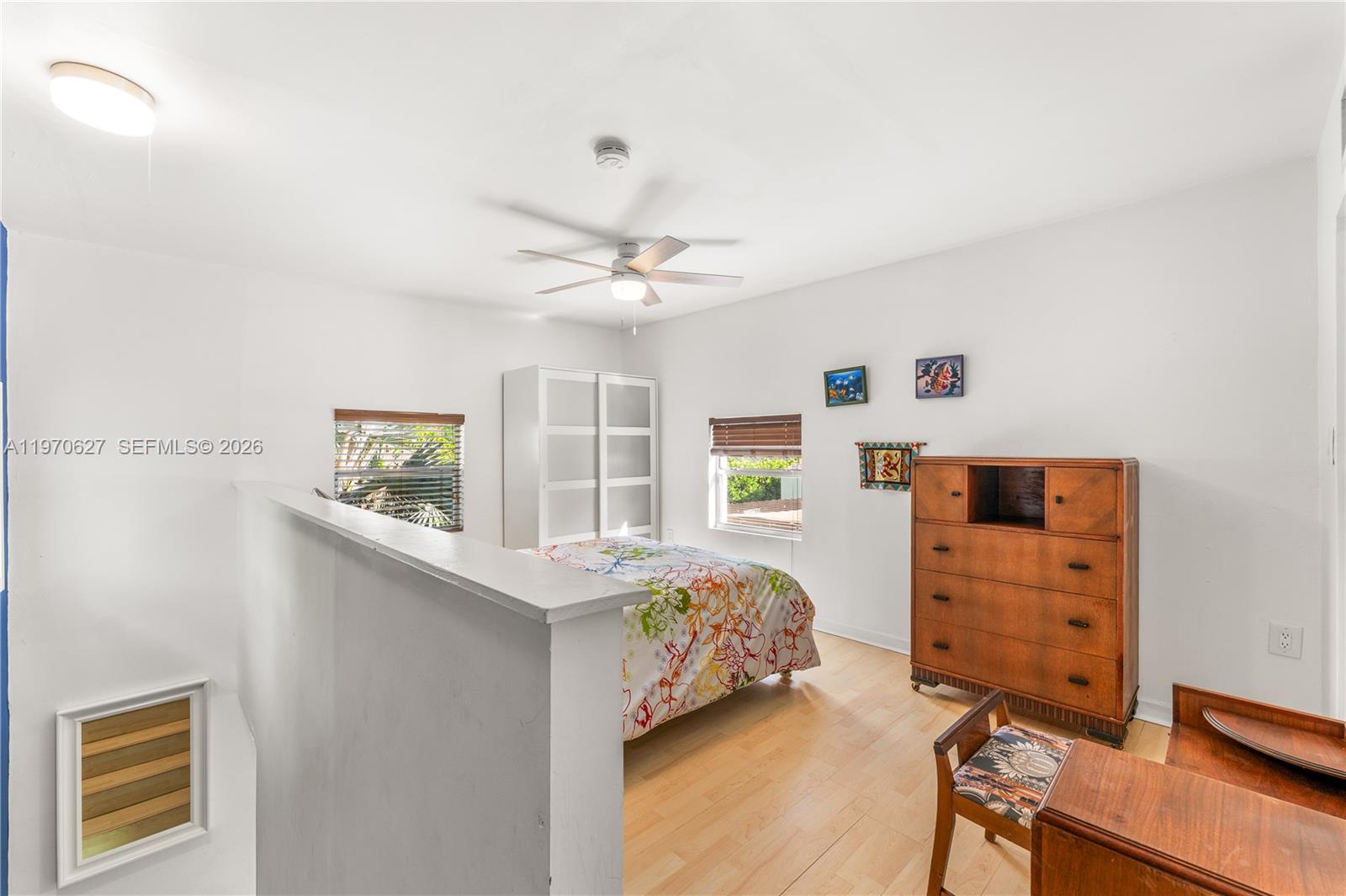745 Northeast 88th Street Miami, FL 33138 - Photo 14 of 20 Guest cottage - upstairs bedroom