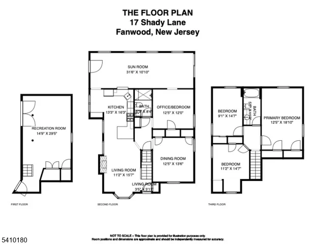 $745,000 | 17 Shady Lane, Fanwood, NJ 07023