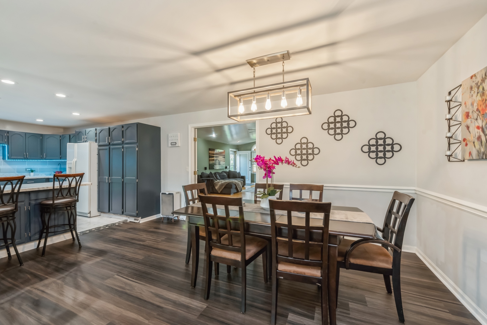 318 Dunbar Road Wauconda, IL 60084 - Photo 6 of 15 a view of a dining room with furniture and wooden floor