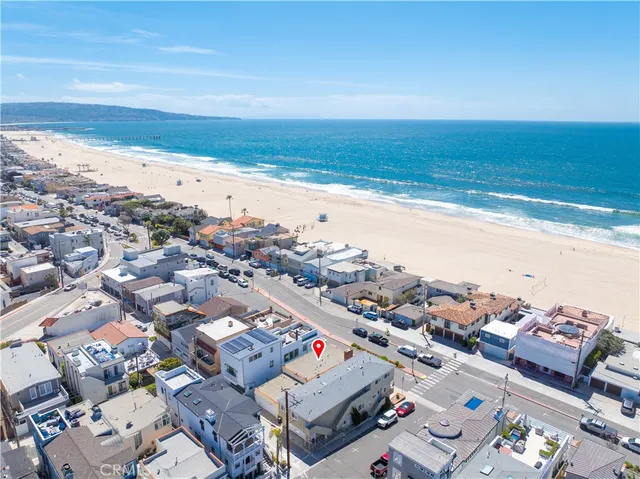 an aerial view of city