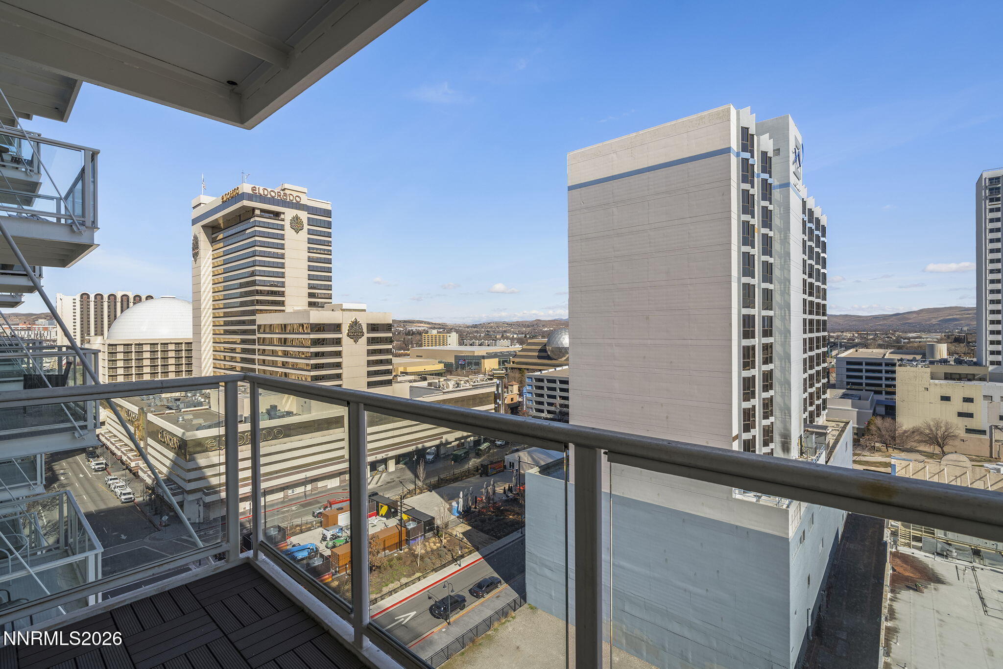 255 North Sierra Street, Unit 1408 Reno, NV 89501 - Photo 16 of 40 a view of balcony with city view
