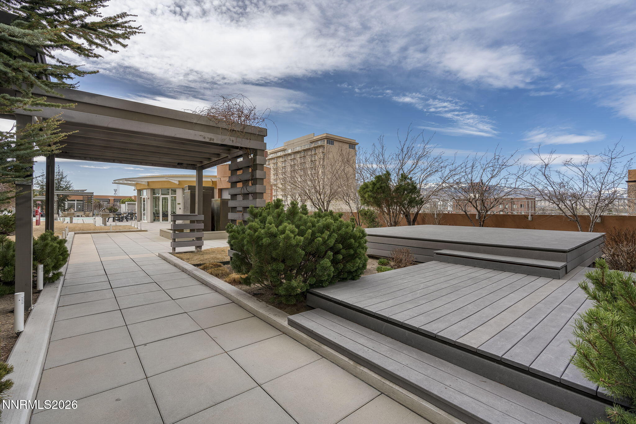 255 North Sierra Street, Unit 1408 Reno, NV 89501 - Photo 24 of 40 a view of a backyard with sitting area