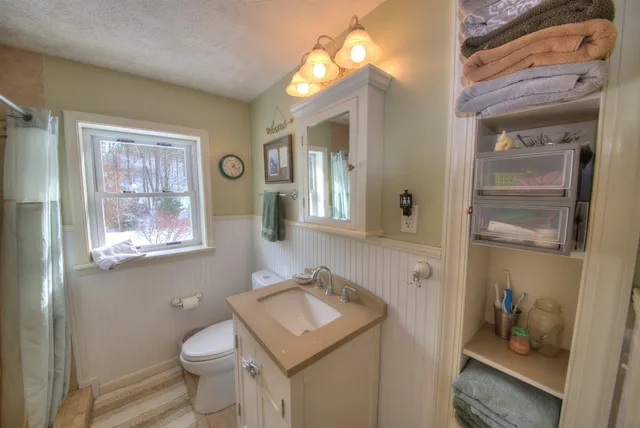 a house view with a garden space