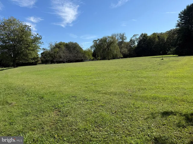 a view of an ocean from a yard