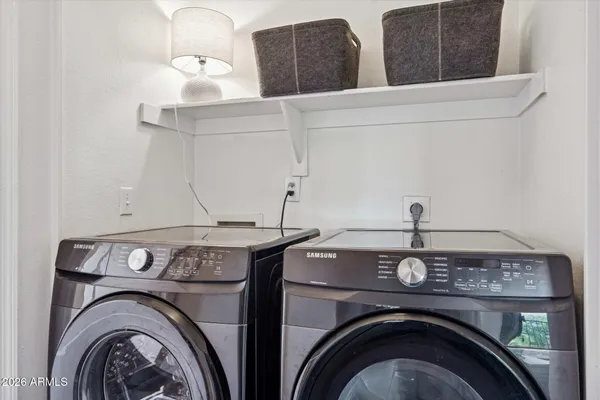 a view of washer and dryer