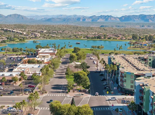 an aerial view of a city with lots of residential buildings