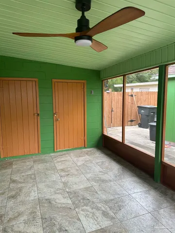 a view of a room with window