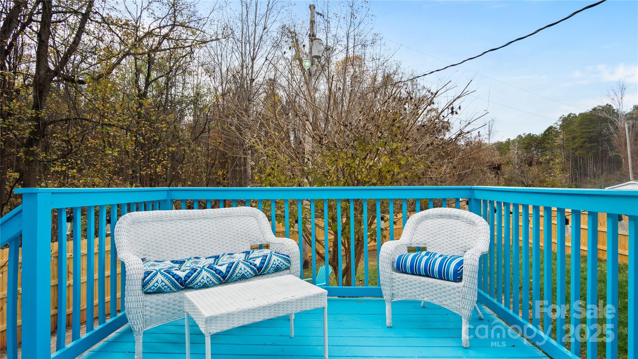 318 Lake Montonia Road Kings Mountain, NC 28086 - Photo 20 of 23 a view of a chairs in balcony
